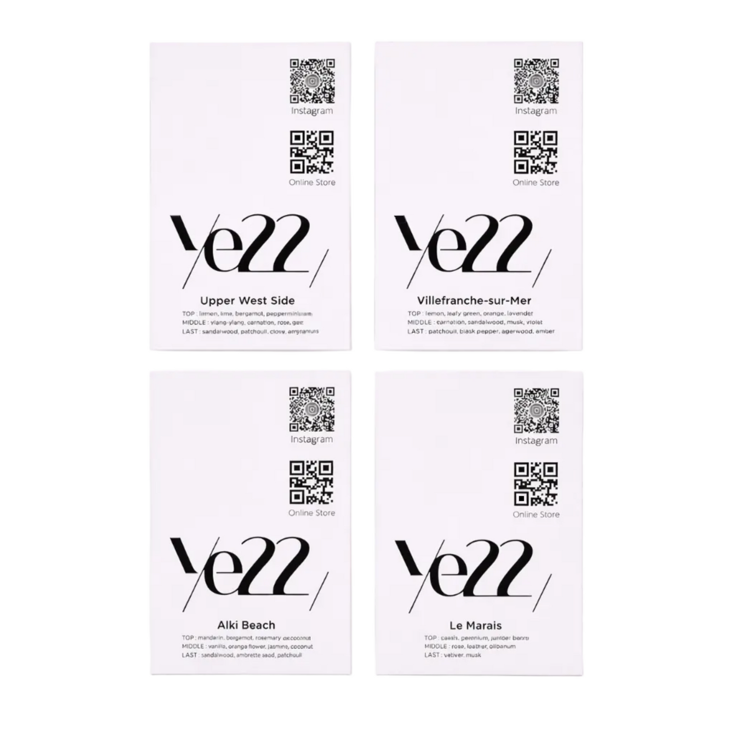 ye22ムエット試香紙
